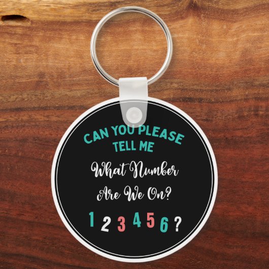 Bunco Player Funny Game Night Sleutelhanger (Voorkant)