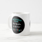 Bunco Player Funny What Number are we On? Koffiemok (Voorkant links)