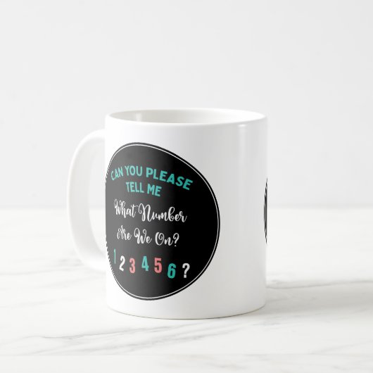 Bunco Player Funny What Number are we On? Koffiemok (Voorkant links)