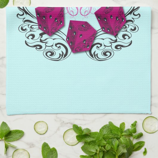 bunco player heeft talent theedoek (Gevouwen)