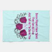 bunco player heeft talent theedoek (Horizontaal)