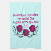 bunco player heeft talent theedoek (Verticaal)