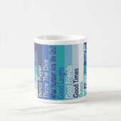 Bunco Player Modern Striped Mok (Center)