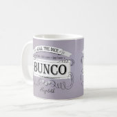  Bunco Player Monogram Naam Koffiemok (Voorkant links)