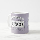 Bunco Player Paarse Lavender Koffiemok (Voorkant links)