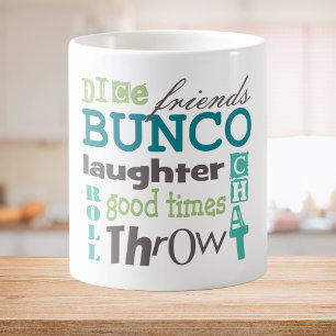 Bunco Player Typografie Koffiemok