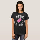 Bunco Player What Table Dice Game Night T-shirt (Voorkant volledig)