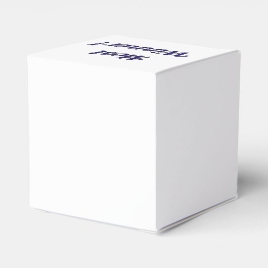 Bunco prijs winnaar Bunco speler Dice Blue Bedankdoosjes (Achterkant)