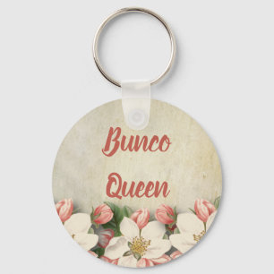 Bunco Queen  bloementuin Sleutelhanger