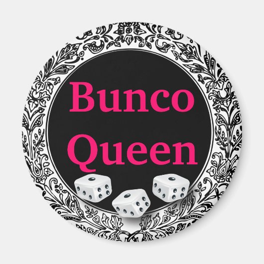 Bunco Queen Classic Design Magneet (Voorkant)