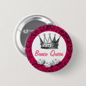 Bunco Queen Classic Design Ronde Button 5,7 Cm (Voorkant /achterkant)