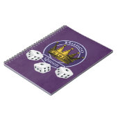Bunco Queen Crown en Dice Notitieboek (Linkerzijde)