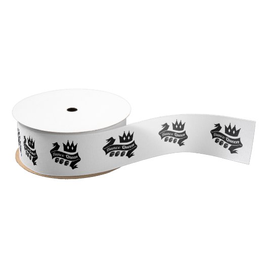 Bunco Queen Crown en Dice Ribbon Grosgrain Lint (Spoel)