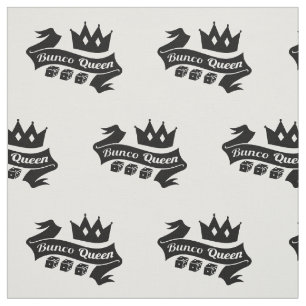 Bunco Queen Crown en Dice Ribbon Stof