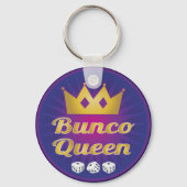 Bunco Queen Crown en Dice Sleutelhanger (Voorkant)