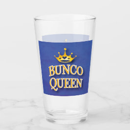 Bunco Queen Crown Waterverf Glas