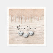 Bunco Queen Dice Party Servet (Voorkant)