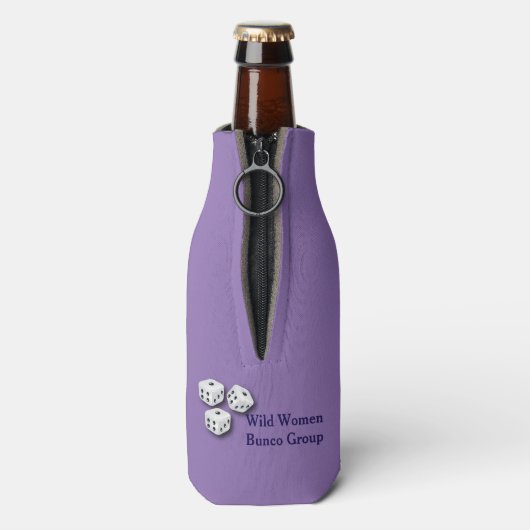 Bunco Queen gepersonaliseerde fles chiller Flesjeskoeler (Fles Achterkant)