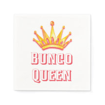 Bunco Queen Gold Pink Crown Waterverf
