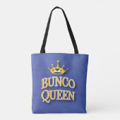 Bunco Queen Heart Crown Waterverf Tote Bag (Achterkant)