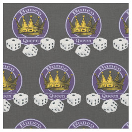 Bunco Queen Novelty Crown Dice Stof
