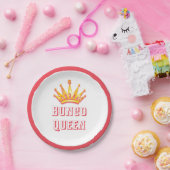 Bunco Queen Party Crown Papieren Bordje (Feest)