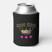 Bunco Queen Pink Dice Gold Crown Blikjeskoeler (Blikje Achterkant)