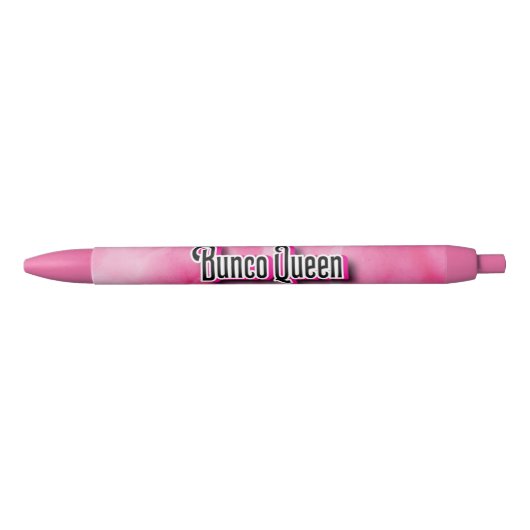Bunco Queen Pink Waterverf Zwarte Inkt Pen (Voorkant)