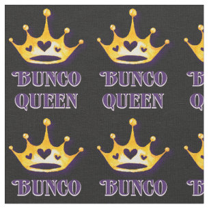 Bunco Queen Player Black Stof