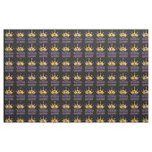 Bunco Queen Player Black Stof (Fat Quarter)