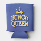 Bunco Queen Player Waterverf Crown Blikjeskoeler (Achterkant)