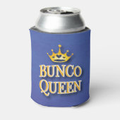 Bunco Queen Player Waterverf Crown Blikjeskoeler (Blikje Achterkant)
