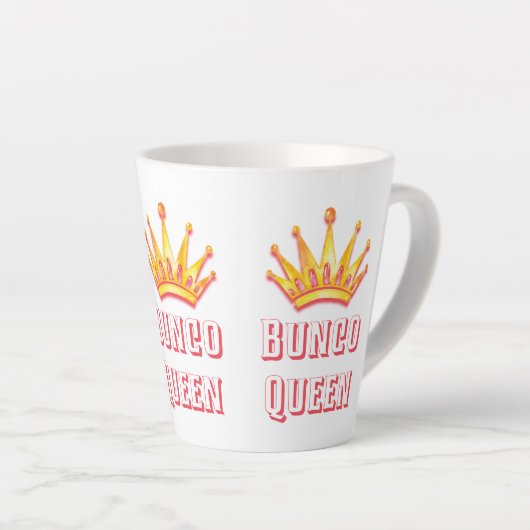 Bunco Queen Royal Crown Latte Mok (Rechterhoek)