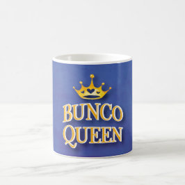 Bunco Queen Yellow Gold Heart Crown Koffiemok