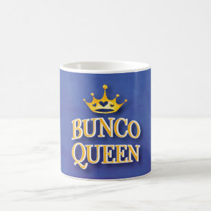 Bunco Queen Yellow Gold Heart Crown Koffiemok
