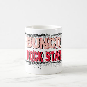 bunco rock star in roze koffiemok