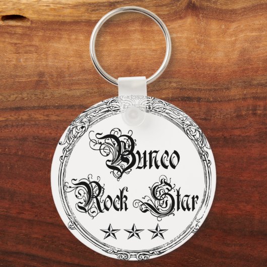 bunco rock star sleutelhanger (Voorkant)