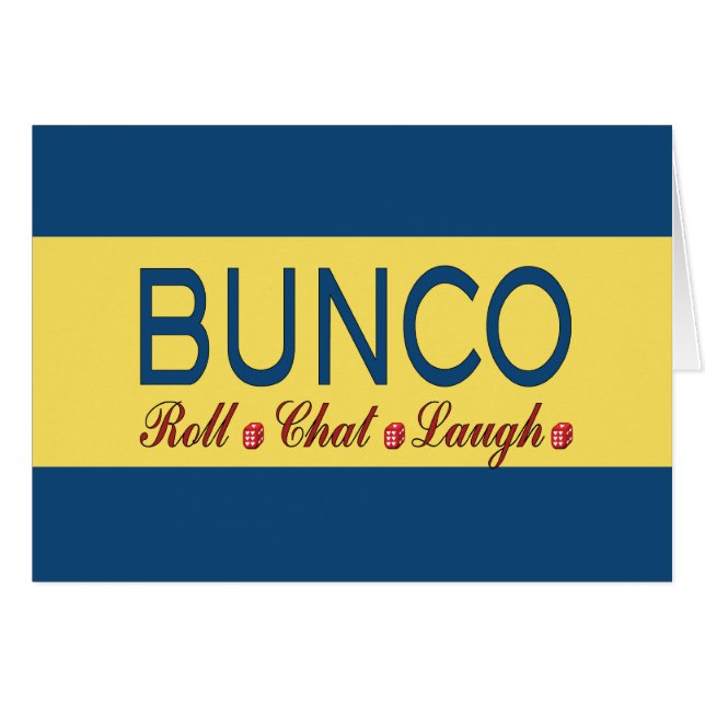 Bunco - Roll, Chat, Laugh (Voorkant Horizontaal)