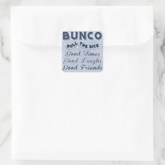 Bunco Roll de dobbelstenen Sticker (Tas)