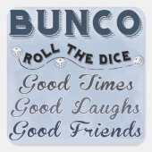Bunco Roll de dobbelstenen Sticker (Voorkant)