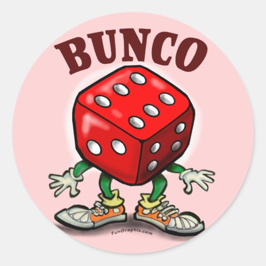 Bunco Ronde Sticker (Voorkant)