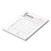 Bunco Score Sheet Pad Notitieblok (Linkerzijde)