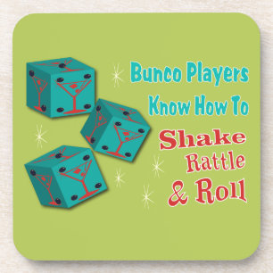 Bunco - Shake, Rattle & Roll Martini Onderzetters