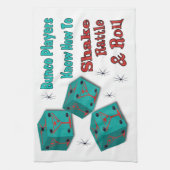 Bunco - Shake, Rattle & Roll Martini Towel Theedoek (Verticaal)