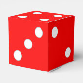 Bunco spel nacht geschenken bedankdoosjes (Achterkant)