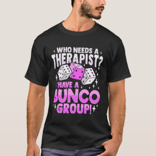 Bunco spel ontwerp voor Bunco Babes T-shirt