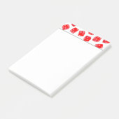 Bunco-spel Post-it® Notes (Schuin)