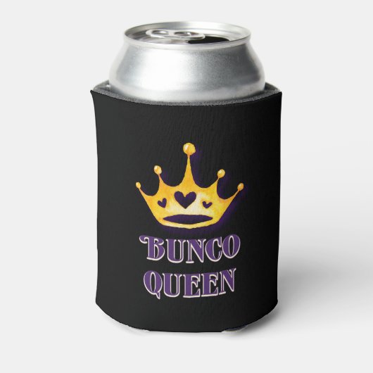 Bunco speler Bunco Queen Modern Fun Blikjeskoeler (Blikje Achterkant)