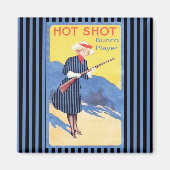 bunco-speler met hot shot magneet (Voorkant)