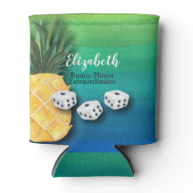 Bunco speler Monogram Strand Ananas Dice